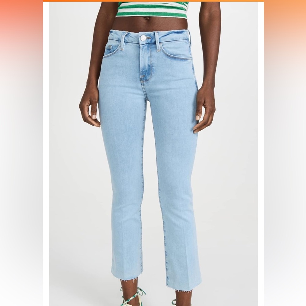 FRAME Women's Le Crop Mini Boot Jeans Size 29 - Picture 9 of 9